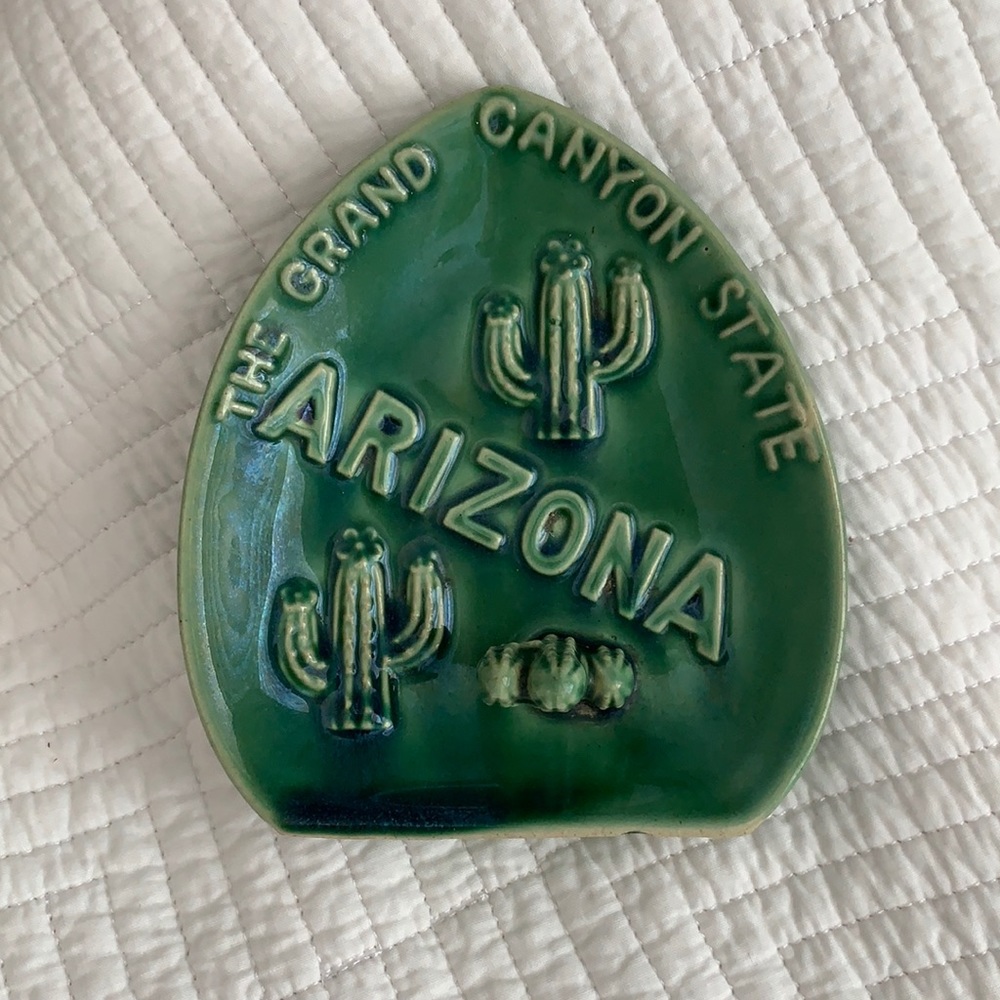 Vintage Ashtray Arizona Cactus